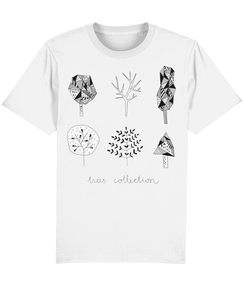 Hand Drawn Tree Collection T-shirt